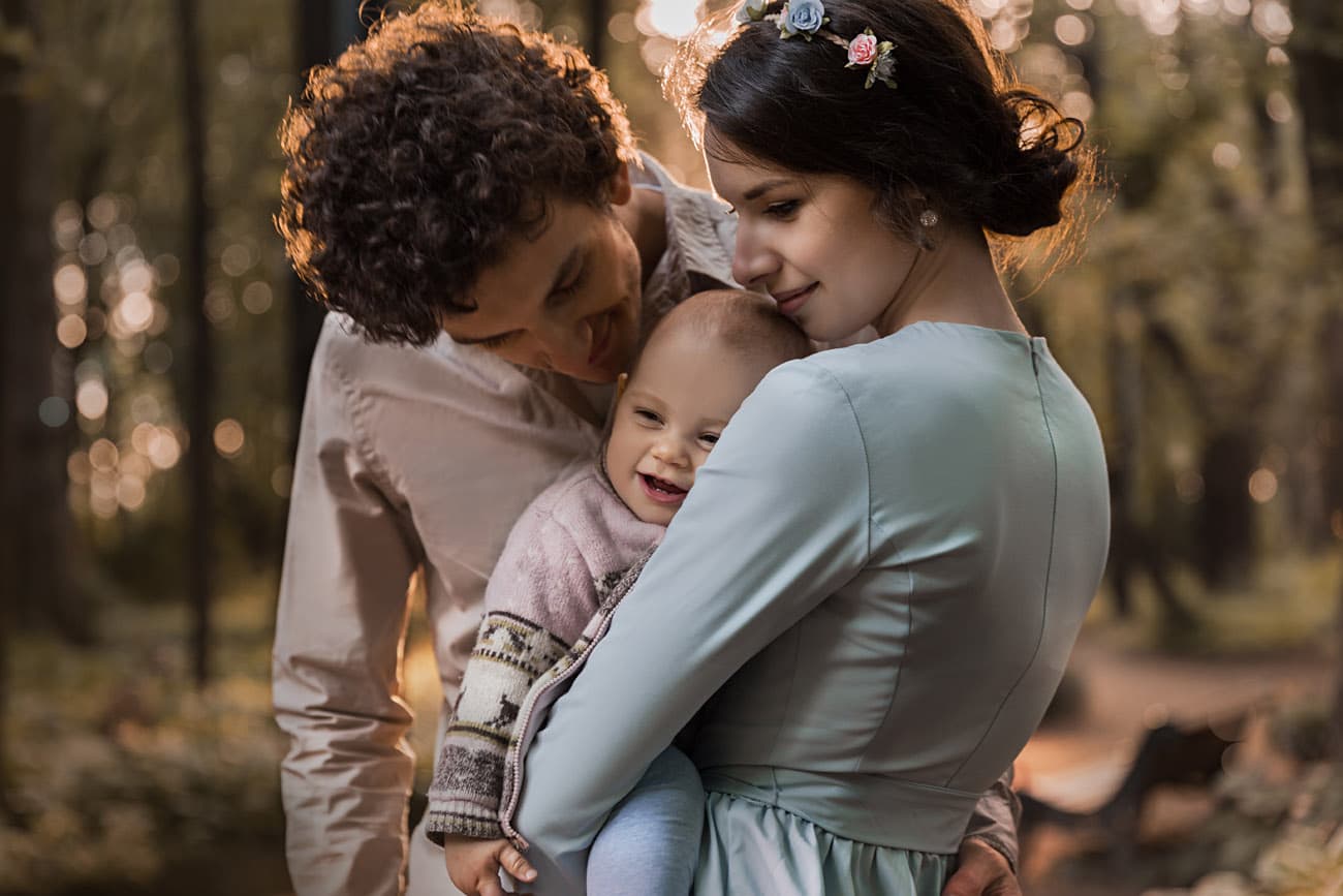 Beautiful family moment