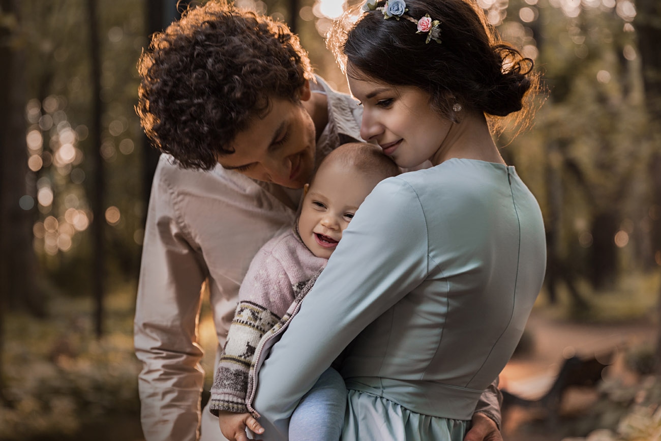 Beautiful family moment