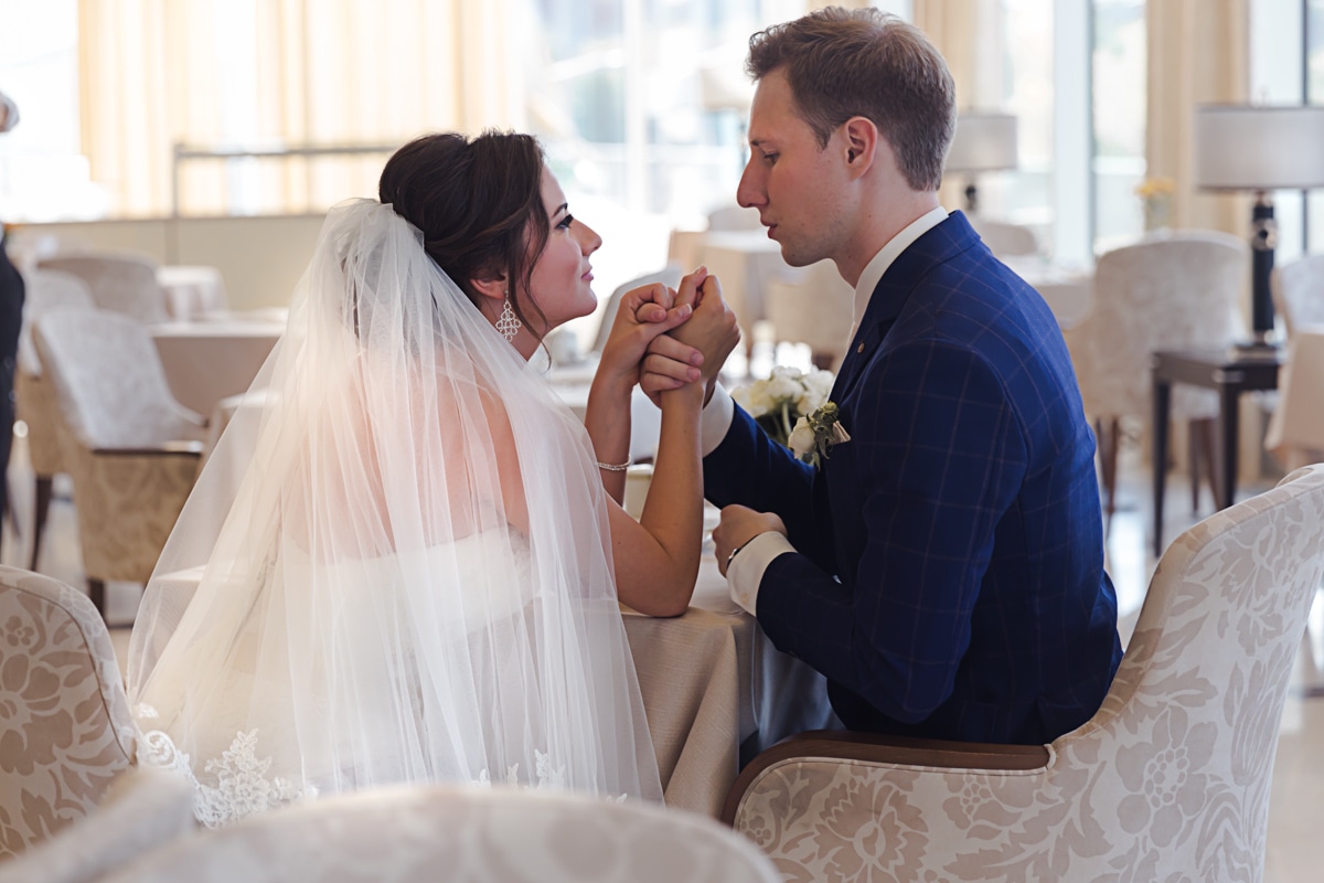Alex and Julia — wedding day moment
