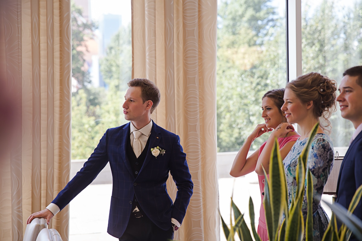 Alex and Julia — wedding day moment