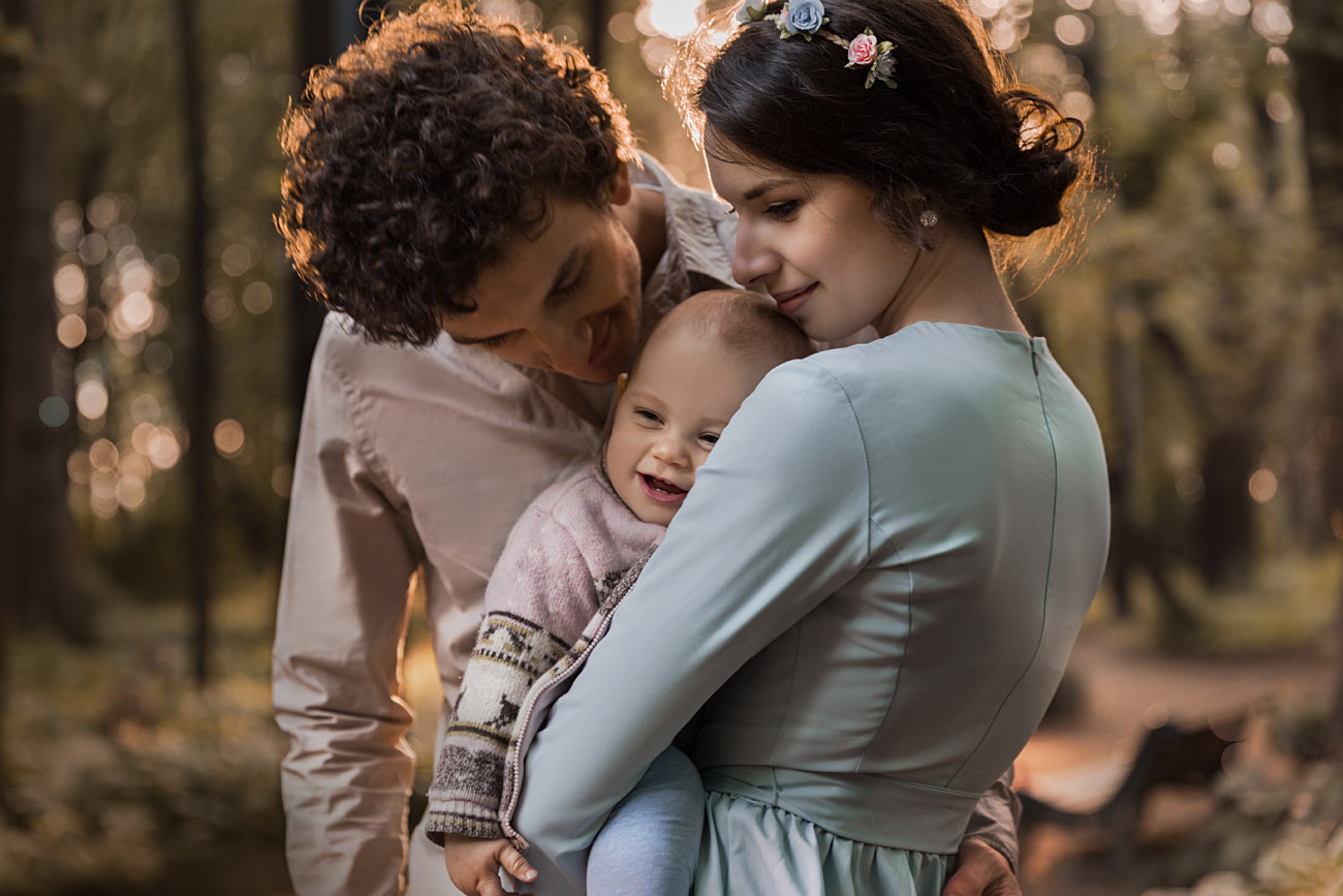 Beautiful family moment